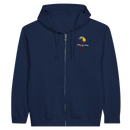 Toucan Unisex Zip Hoodie | Original Artwork by Florin Anghel