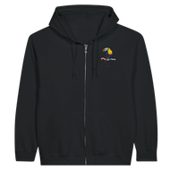 Toucan Unisex Zip Hoodie | Original Artwork by Florin Anghel