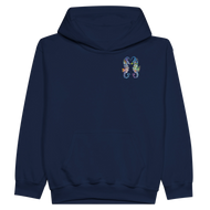Sea Horses Youth Hoodie | Original Artwork by Itzhak Adir