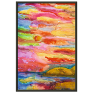 Imagination Framed Art Print | Original Artwork by Lorena Guarise