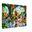 Jungle Love Canvas Print | Original Artwork by Nancy Hall