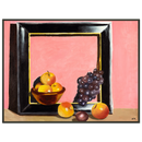 Framed Fruits Metal Framed Poster | Original Artwork by Antje Kratz