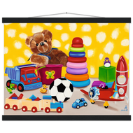 Toy Collection Premium Semi-Glossy Paper Poster with Hanger 40x50 cm / 16x20″