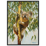Koala Framed Poster — Icons Collection | Original Artwork by Bruce Peardon