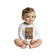 Running Rabbits Baby Long Sleeve Bodysuit | Original Artwork by Lars Hollerer