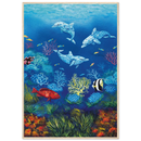 Dolphins Framed Poster — Icons Collection | Original Artwork by John Smith