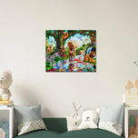 Jungle Love Canvas Print | Original Artwork by Nancy Hall