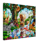 Jungle Love Canvas Print | Original Artwork by Nancy Hall