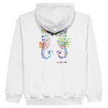 Sea Horses Youth Hoodie | Original Artwork by Itzhak Adir