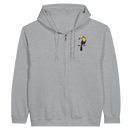 Toucan Unisex Zip Hoodie | Original Artwork by Florin Anghel