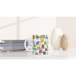 Teapots Ceramic Mug | Original Artwork by Tom Yendell OBE