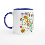 Flower Medley Ceramic Mug | Original Artwork by Brom Wikstrom