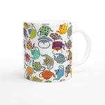 Teapots Ceramic Mug | Original Artwork by Tom Yendell OBE