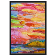 Imagination Framed Art Print | Original Artwork by Lorena Guarise