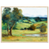 Kiora Hills Landscape Framed Poster — Icons Collection | Original Artwork by Margaret Greig