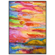 Imagination Framed Art Print | Original Artwork by Lorena Guarise