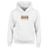 Ballerina Frog Princesses White Kids Hoodie | Original Artwork by Lars Hollerer