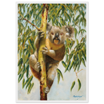 Koala Framed Poster — Icons Collection | Original Artwork by Bruce Peardon