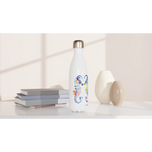 Sea Horses Stainless Steel Water Bottle | Original Artwork by Itzhak Adir