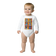 Running Rabbits Baby Long Sleeve Bodysuit | Original Artwork by Lars Hollerer