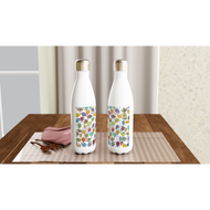 Teapots Stainless Steel Water Bottle | Original Artwork by Tom Yendell OBE