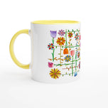 Flower Medley Ceramic Mug | Original Artwork by Brom Wikstrom