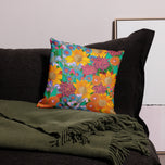 Silk Flowers Pillowcase | Original Artwork by Tom Yendell OBE