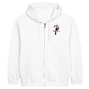 Toucan Unisex Zip Hoodie | Original Artwork by Florin Anghel