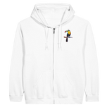 Toucan Unisex Zip Hoodie | Original Artwork by Florin Anghel