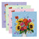 Roses & Sunflowers Cloth Napkin Set | Original Artwork by Riccardo Bossi