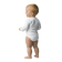 Running Rabbits Baby Long Sleeve Bodysuit | Original Artwork by Lars Hollerer