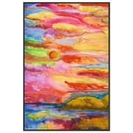 Imagination Framed Art Print | Original Artwork by Lorena Guarise