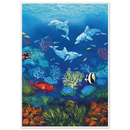 Dolphins Framed Poster — Icons Collection | Original Artwork by John Smith