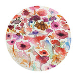 Flowers Round Mouse Pad | Original Artwork by Ann Lund Wahlberg